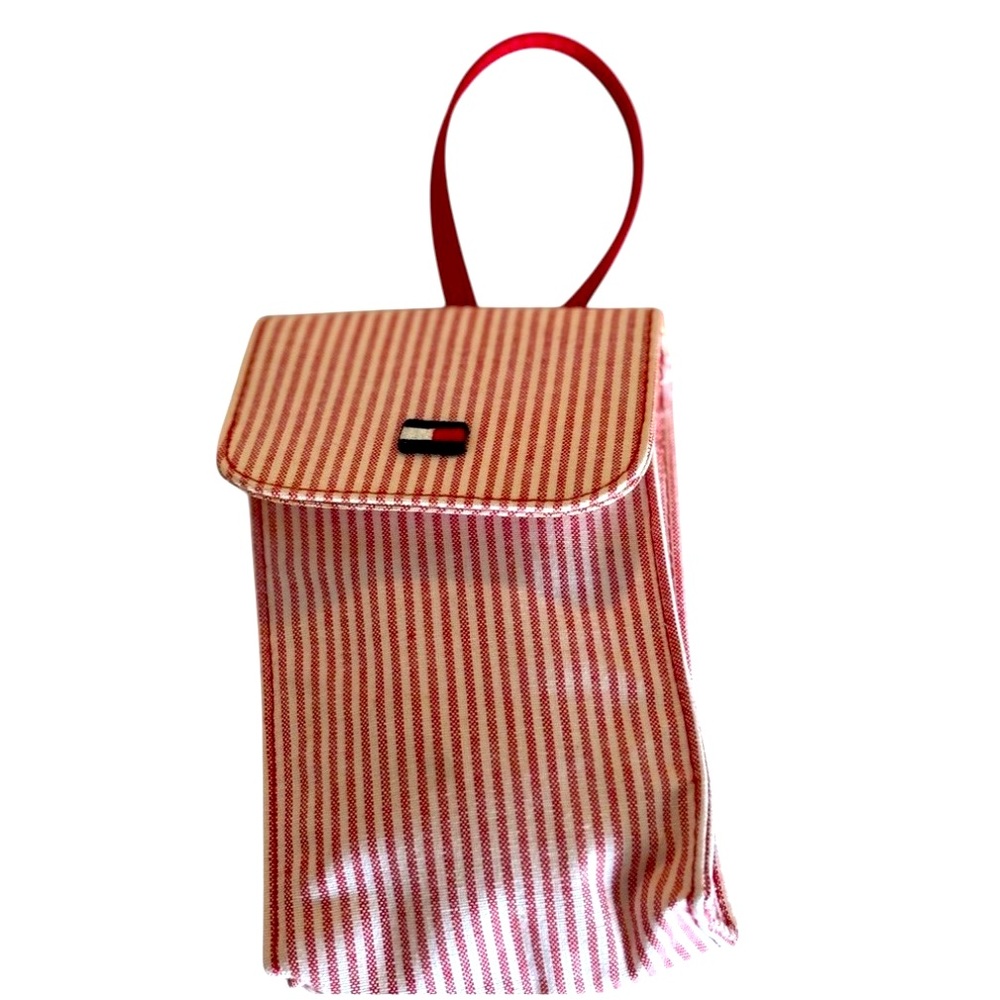 Tommy Hilfiger Red and White Striped Case NWT